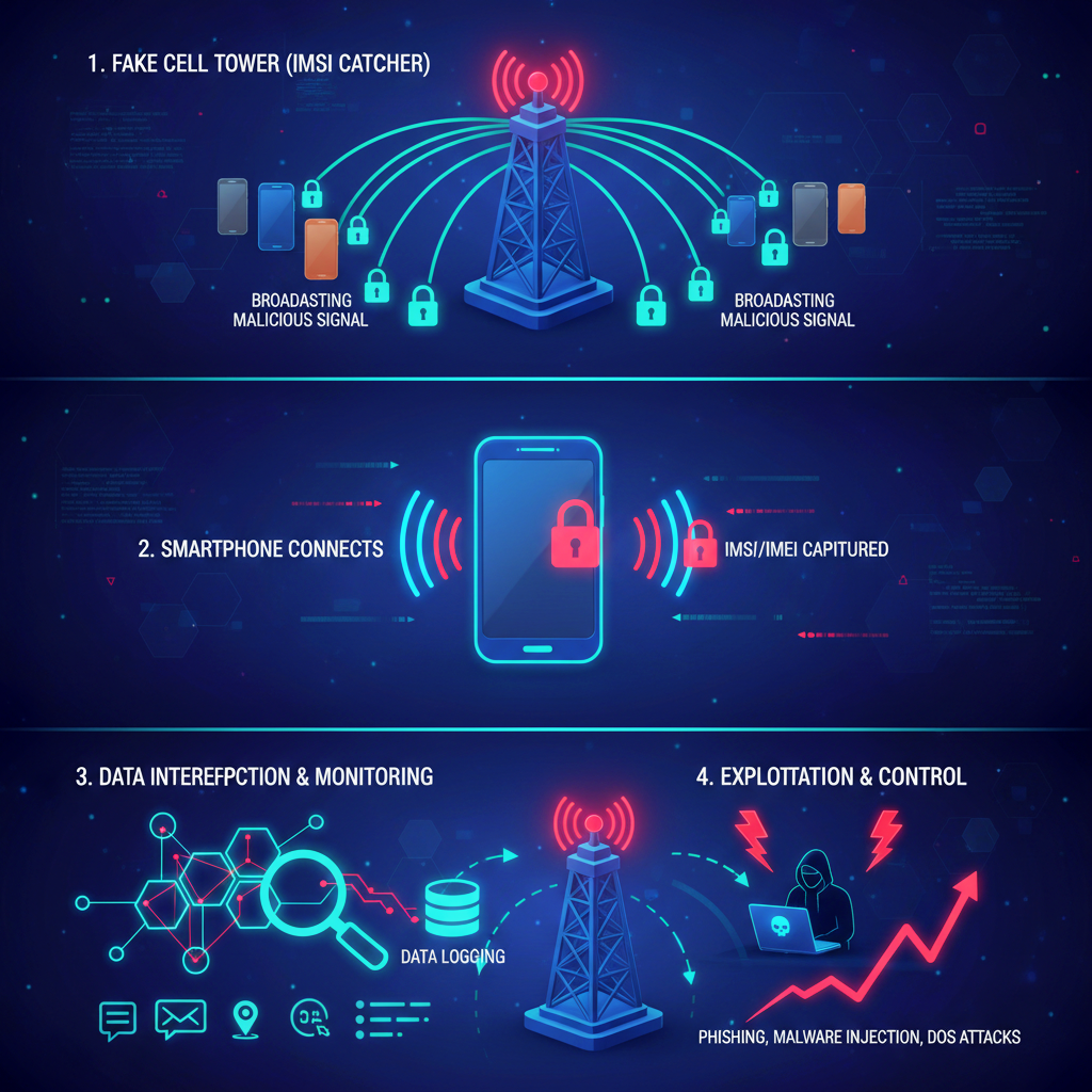 펨토셀 해킹 관련 이미지