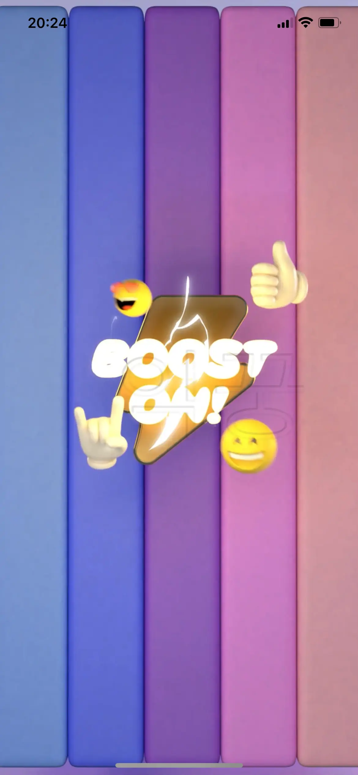 차이카드 부스트 화면