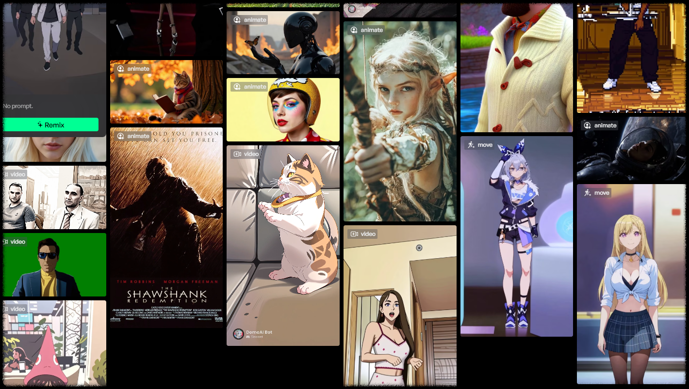 드라마 짤 영상, 애니메이션 캐릭터 모션 변환하는 방법 (Domo AI 활용법) AI로 밈 영상을 애니메이션 변환 지브리 스타일