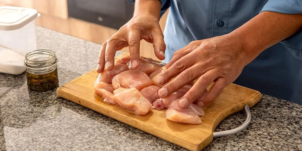 생닭 바로 씻지 말아야 하는 이유