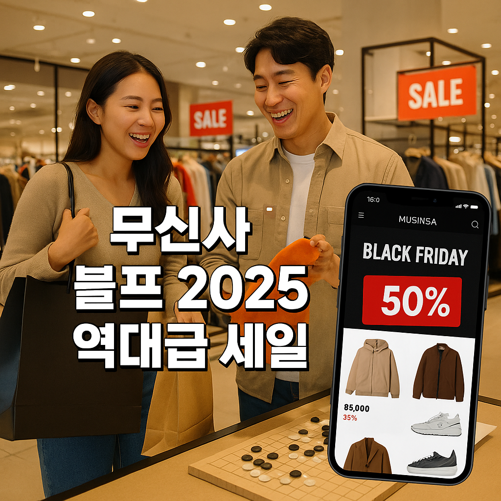 무신사 블랙프라이데이 2025 역대급 세일