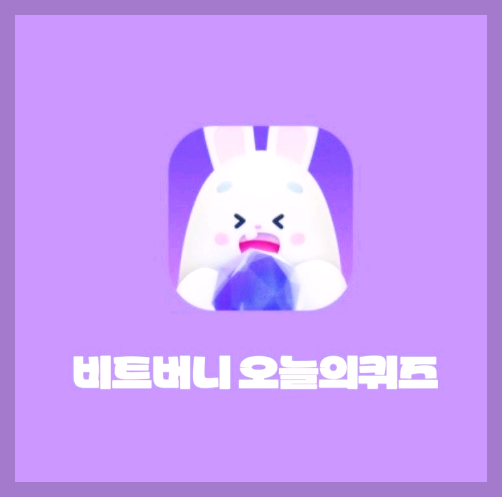 비트버니 오늘의 큐즈