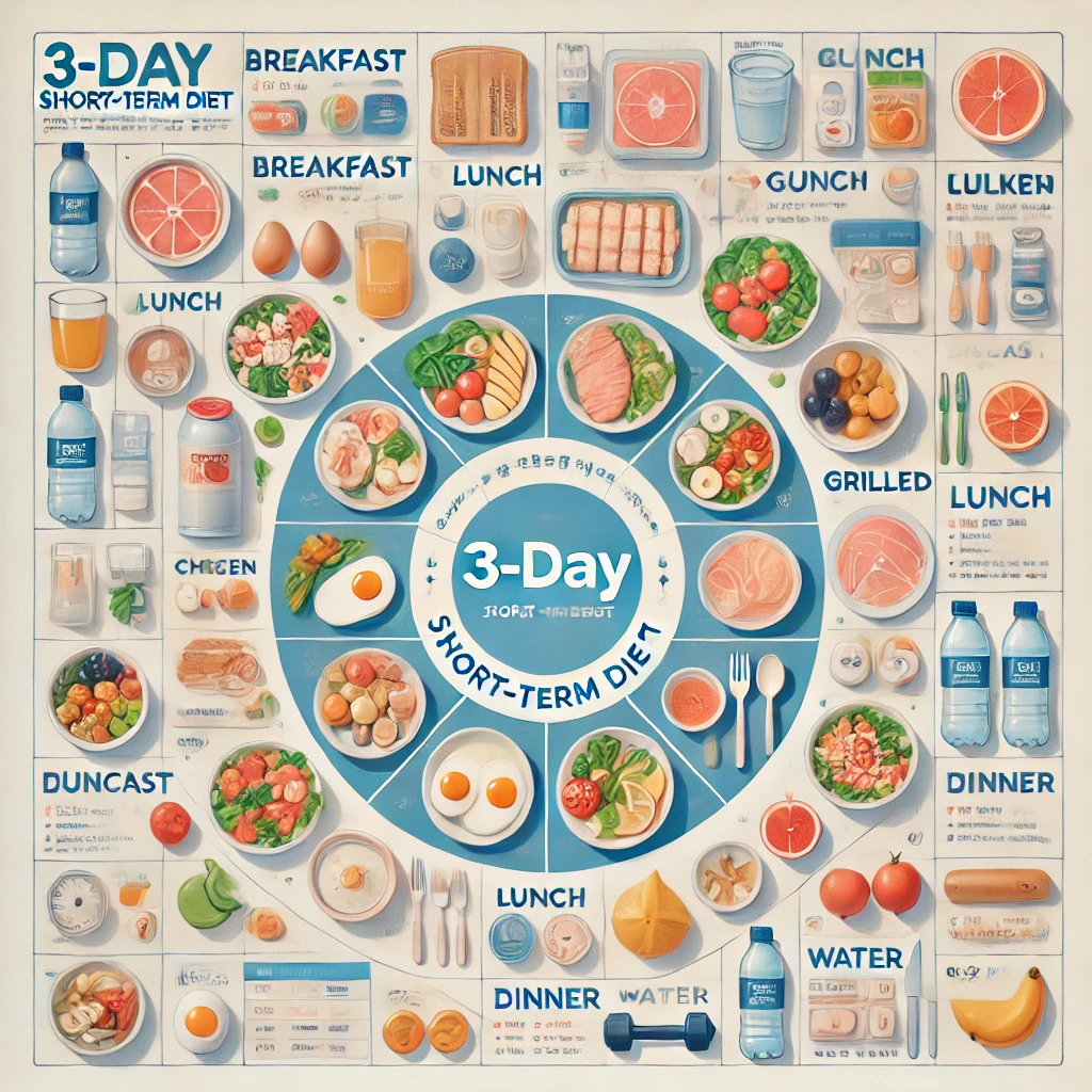 3일 단기 다이어트