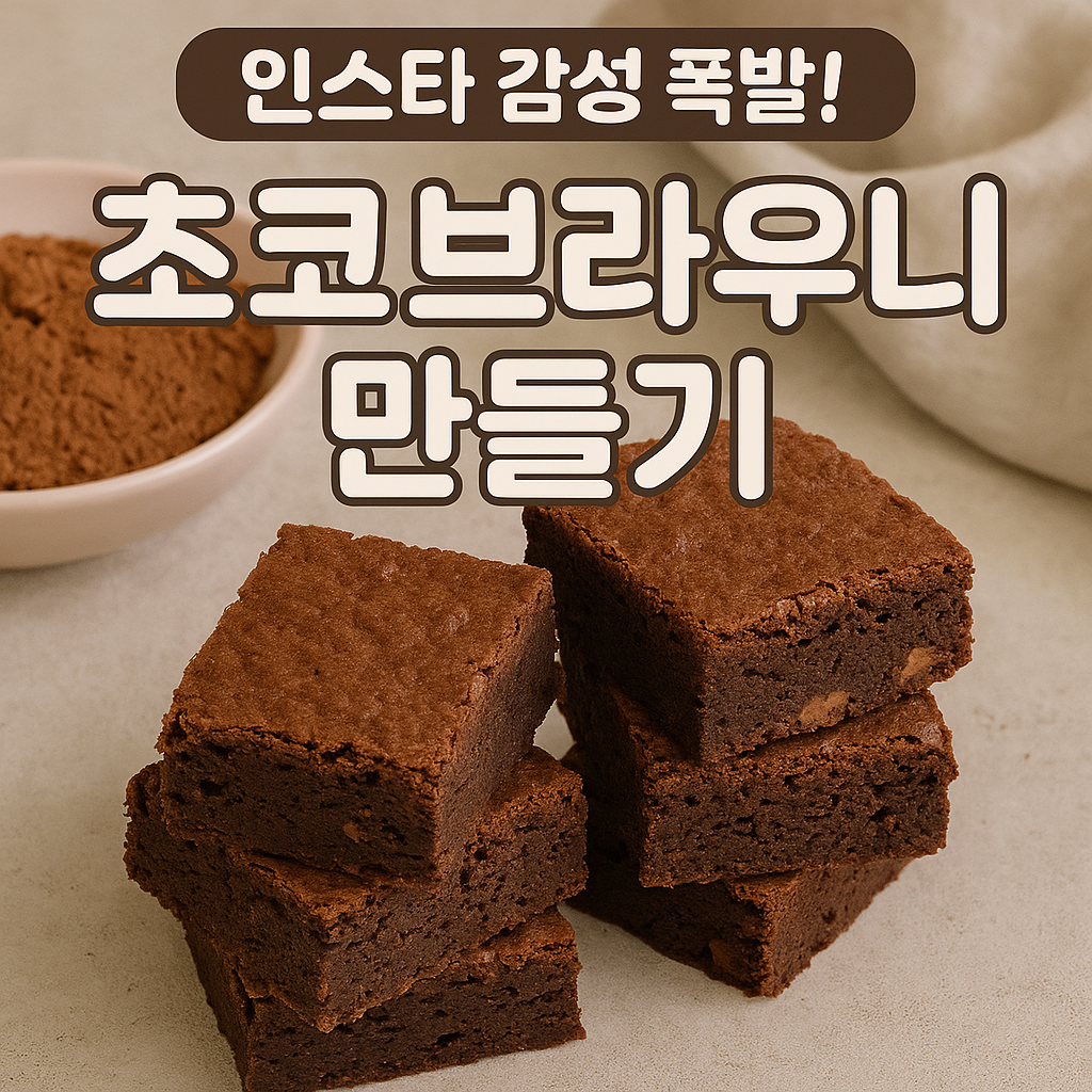 초코 브라우니 만들기