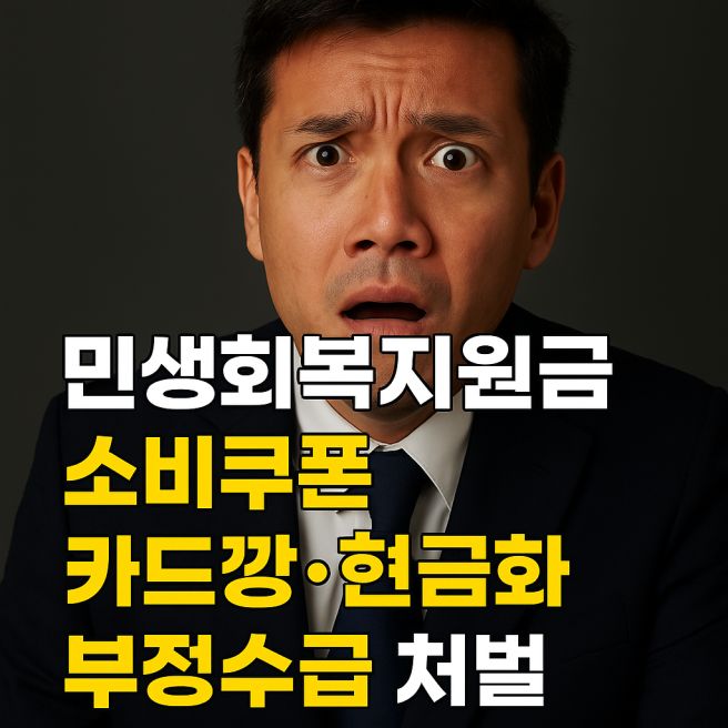 소비쿠폰 부정수급