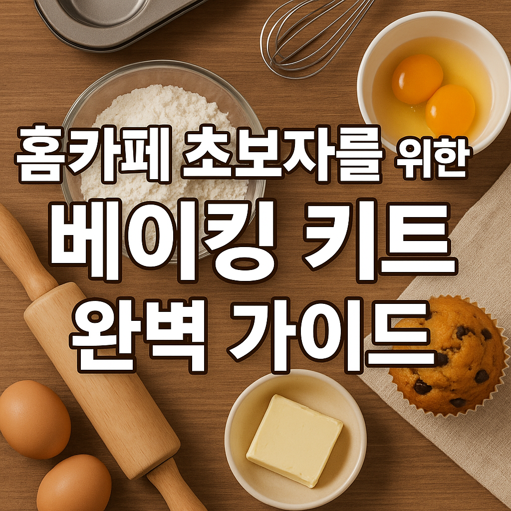 홈카페 초보자를 위한 베이킹 키트