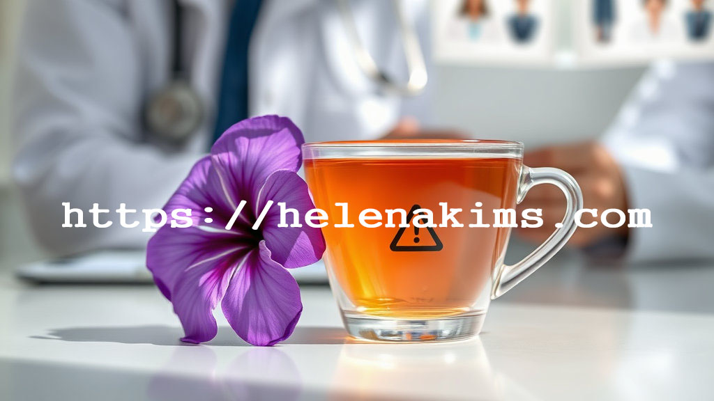 도라지 성분의 주의를 알리는 주의 표시.