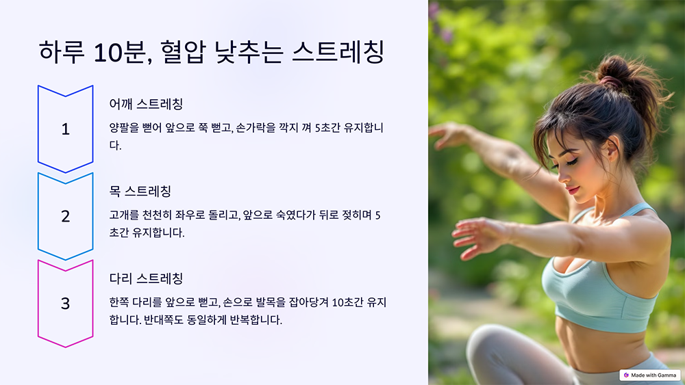 고혈압 낮추는 방법