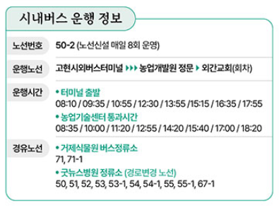 주차장 &amp; 순환버스2