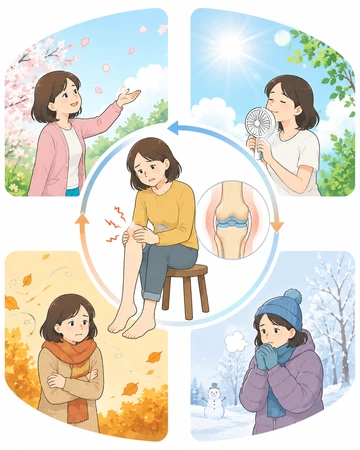 계절 변화에 따른 관절건강 변화 이유6