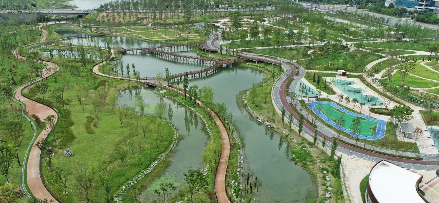 대전 갑천생태호수공원 주요 시설 안내 