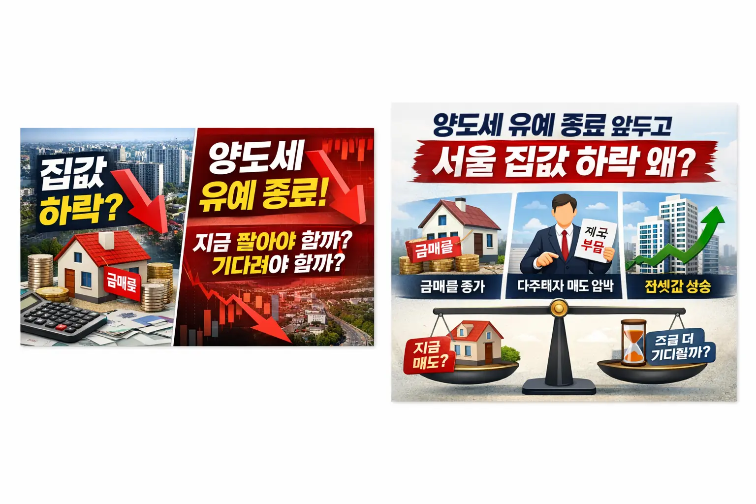 양도세 중과 유예 종료가 내 아파트값에 미치는 영향과 집을 가진 사람 vs 살 사람이 반드시 취해야 할 생존 전략