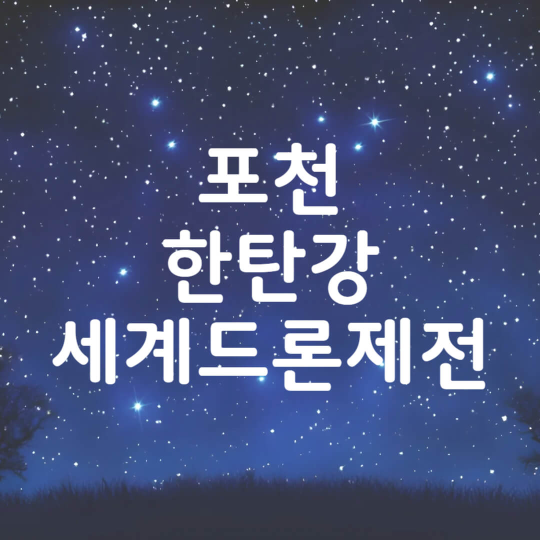 포천 한탄강 세계드론제전