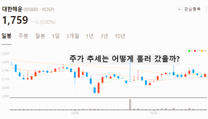 해운 물류 관련주 대장주 테마주 주식 TOP7