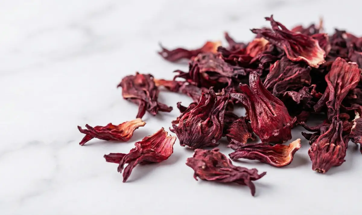 자연 그대로의 영양을 담은 말린 히비스커스 꽃잎