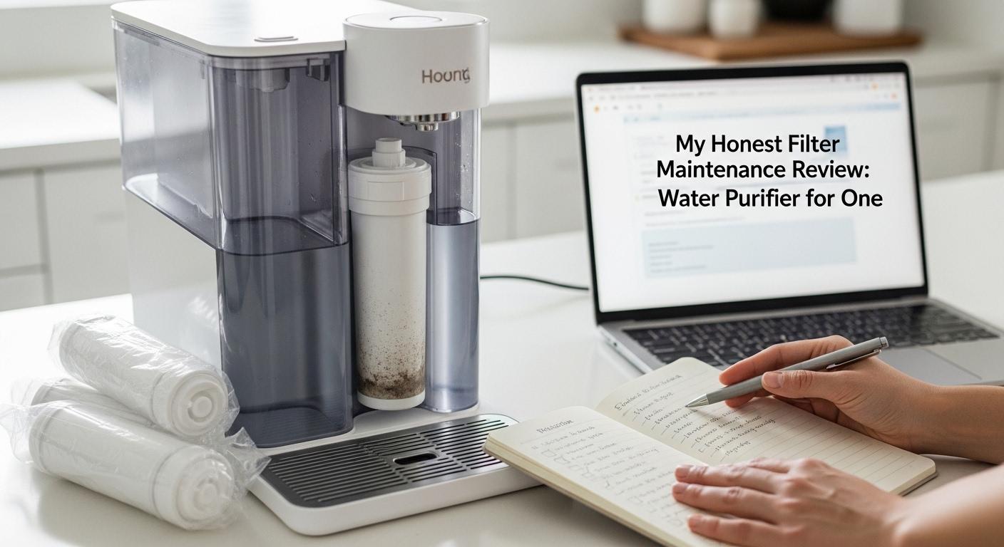 필터 관리 자취용 정수기 내돈내산 후기