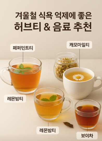 식욕 억제 허브티