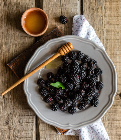Blackberries are a rich source of Vitamin C