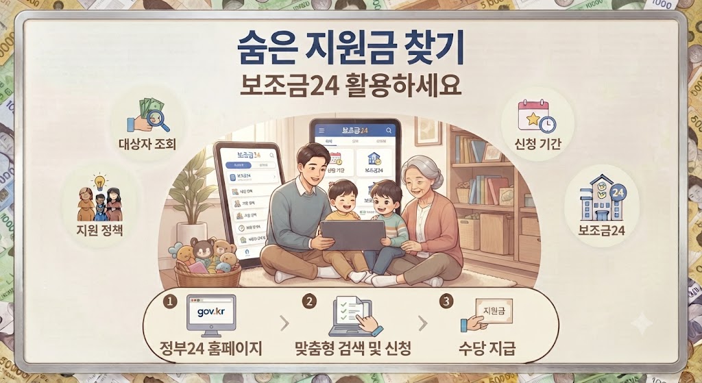 숨은 정부지원금 보조금24