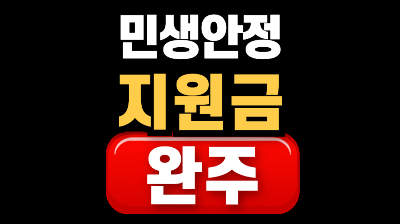 민생 안정 지원금