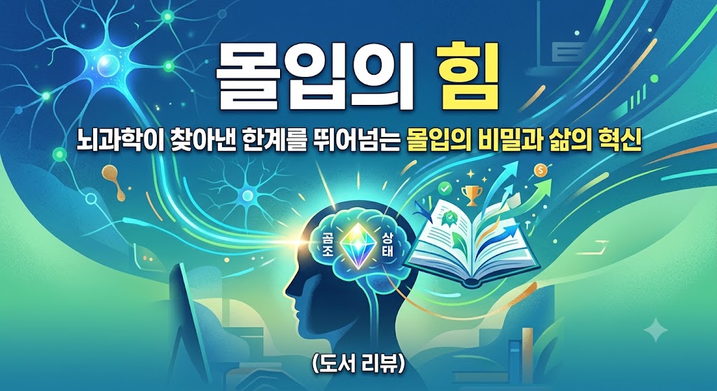 북인사이트365 몰입의 힘 도서 리뷰