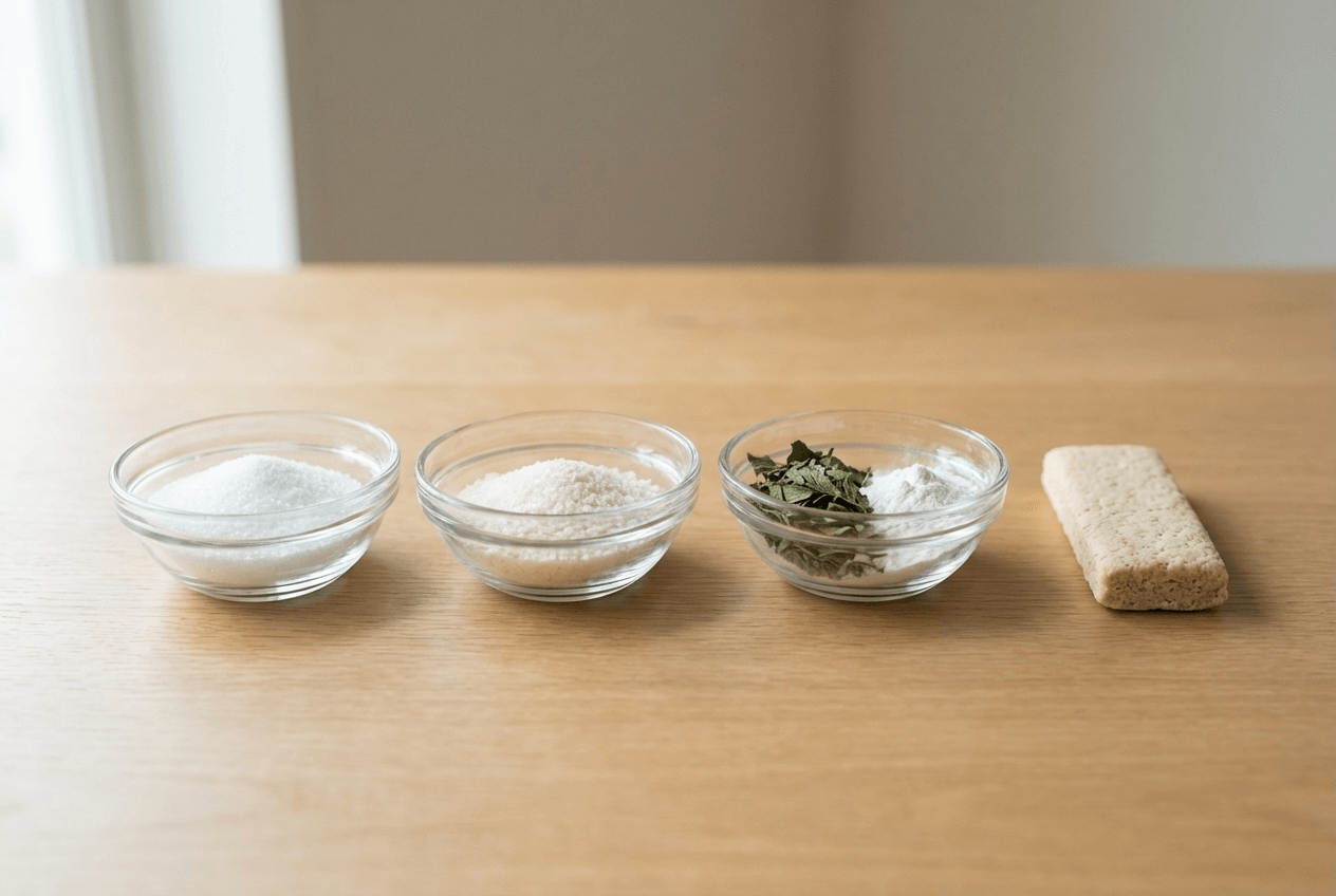 제로 간식과 대체당 3종