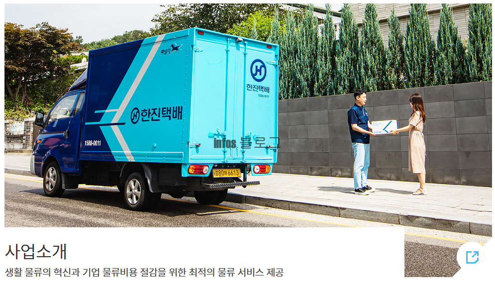 한진택배 실시간 배송조회 메가허브 간선상차(+고객센터)