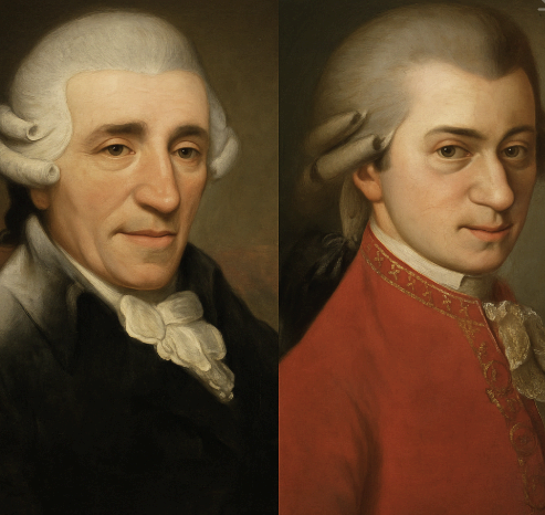 하이든과 모차르트의 작곡 기법 비교