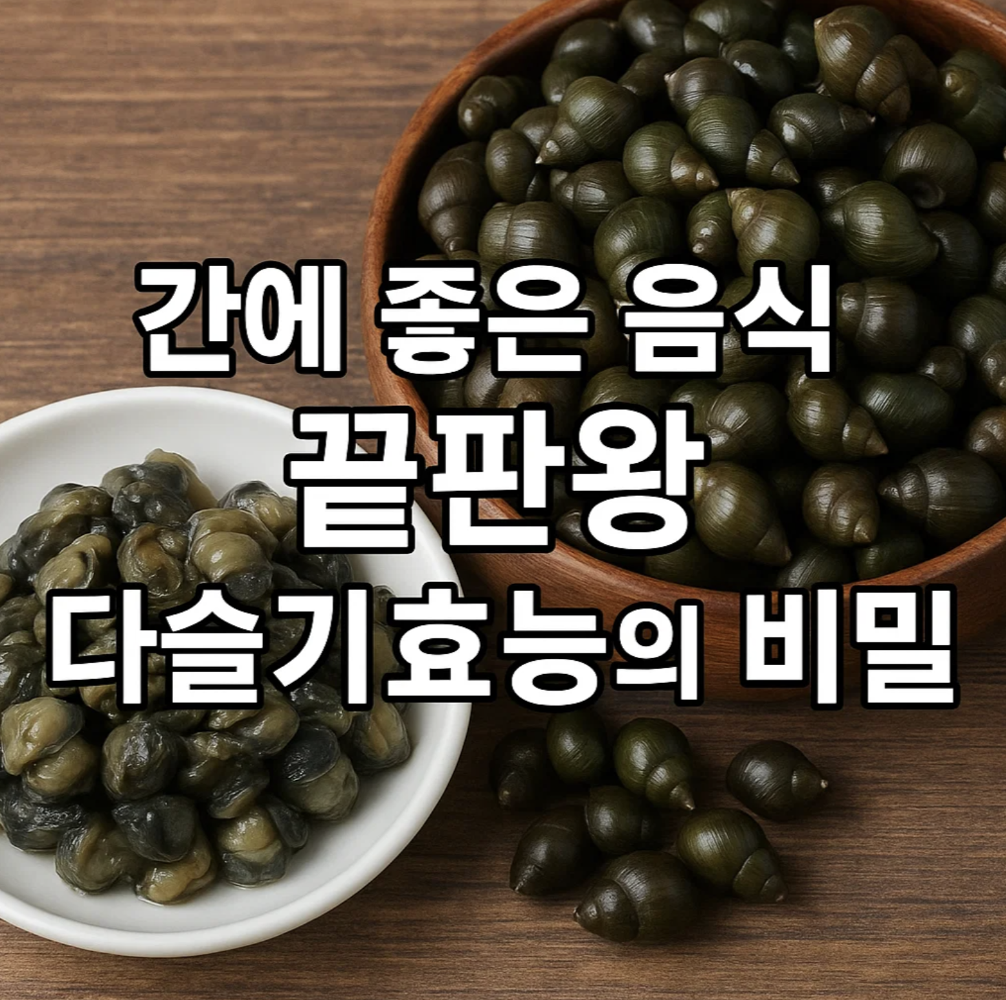 간에 좋은 음식 끝판왕, 다슬기효능의 비밀