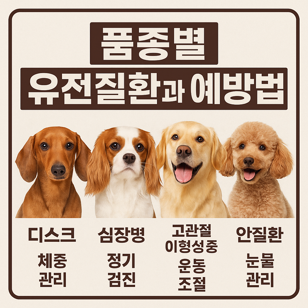 품종별 유전질환과 예방법