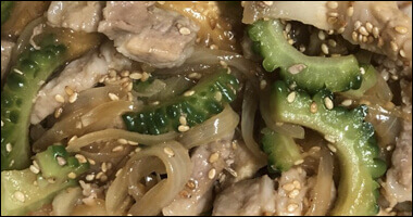 여주와 고기 볶음