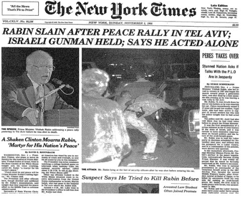 이츠하크 라빈의 암살