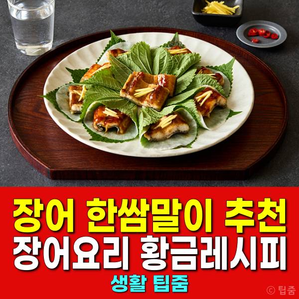 장어 한쌈말이 장어요리 황금레시피 추천