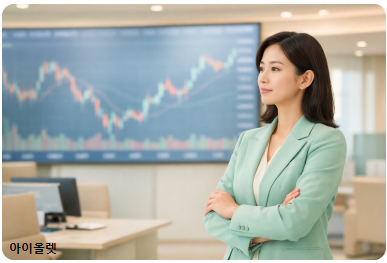 주식 시장 가격 흐름을 분석하는 투자자