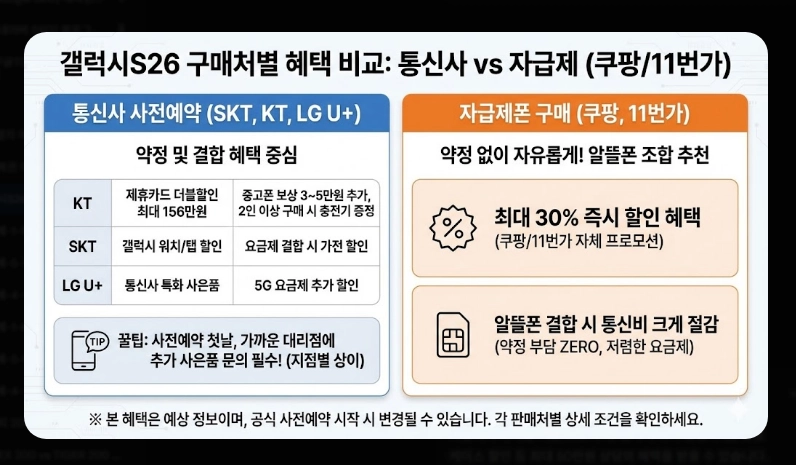 갤럭시S26 사전예약 일정 [2026년 최신] 사은품 혜택 및 예약 성공 전략 7가지