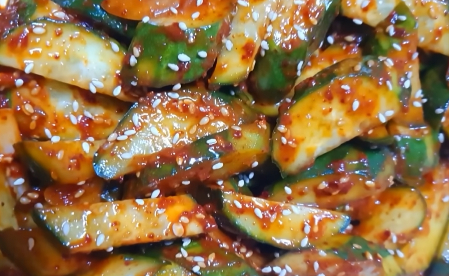 오징어 미나리무침