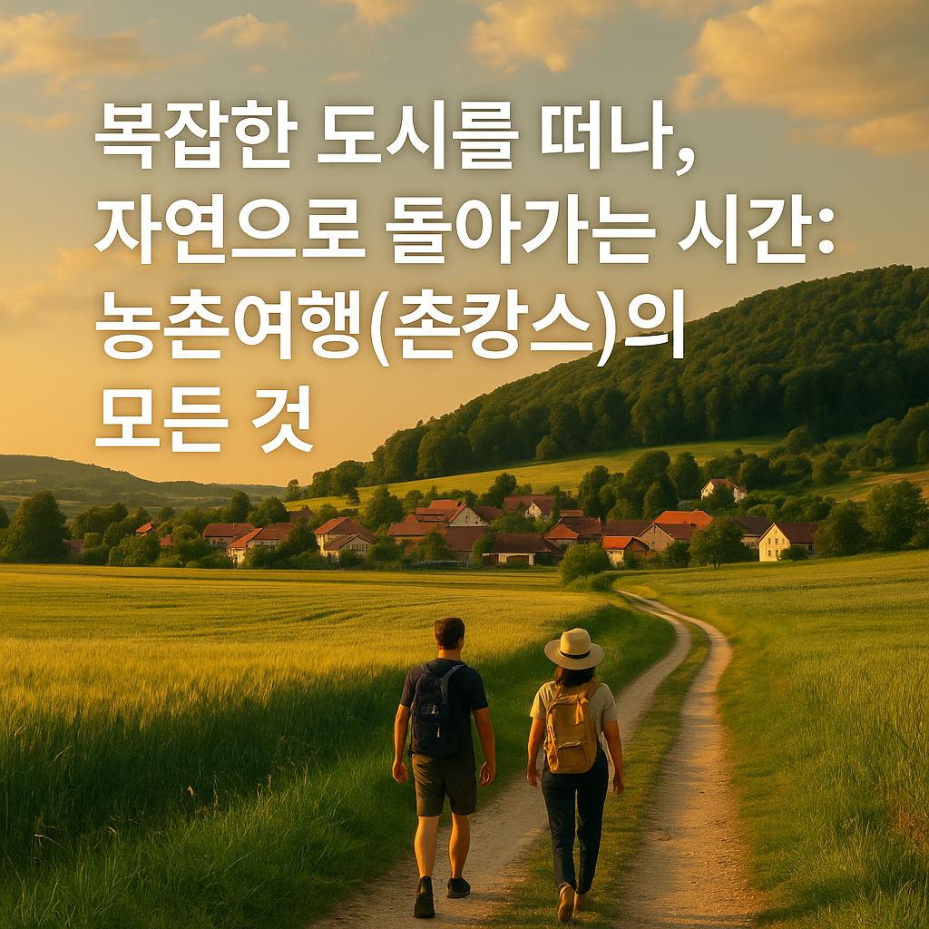 촌캉스의 모든것