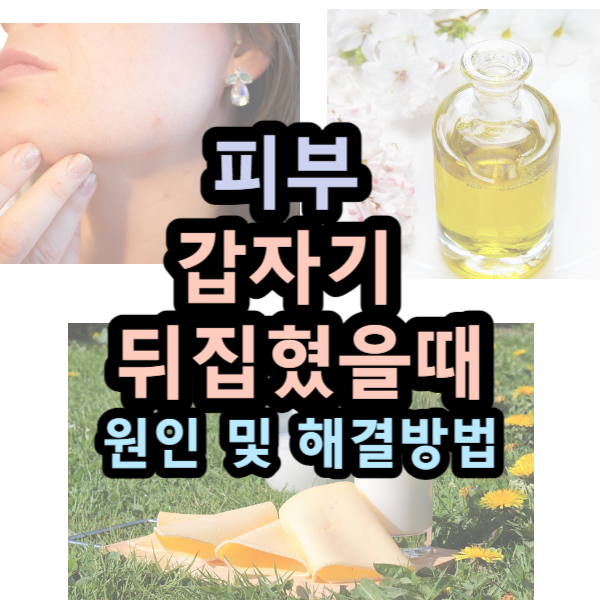 피부 트러블 원인 및 해결방법