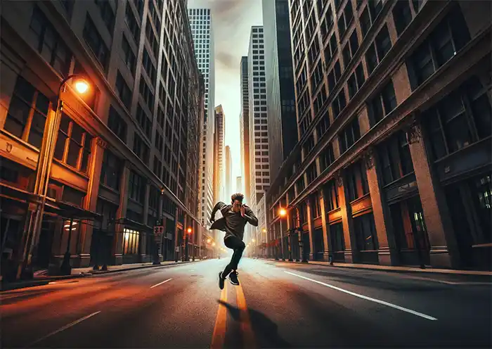 사람-쫓기는-도망-꿈-해몽