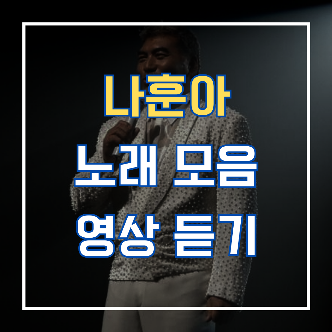 나훈아 노래 모음 : 트로트 음악의 매력을 만끽하다