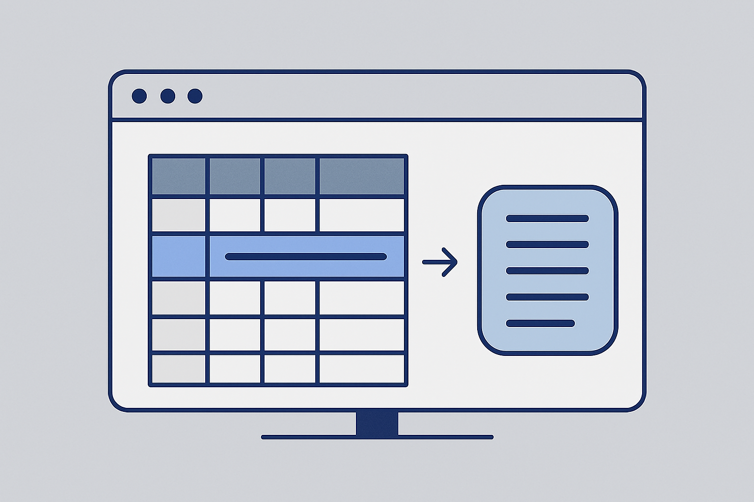 하나의 행이 구조화된 데이터로 추출되는 순간
