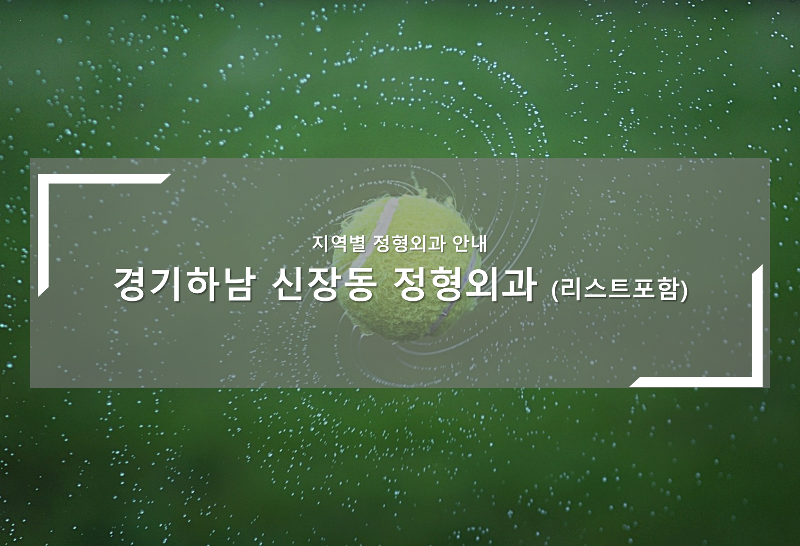 하남 신장동 정형외괴의원 안내