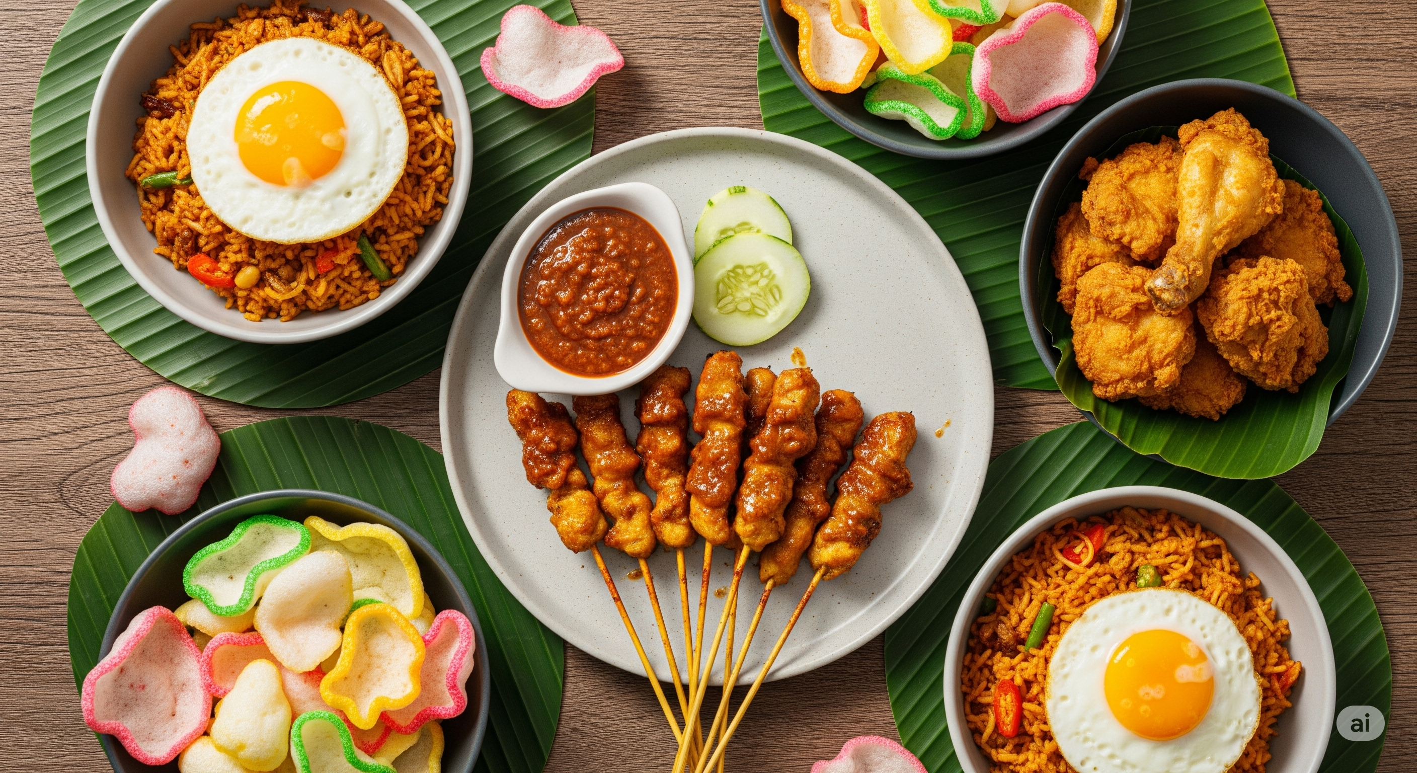 Colorful and delicious Indonesian food that children would love