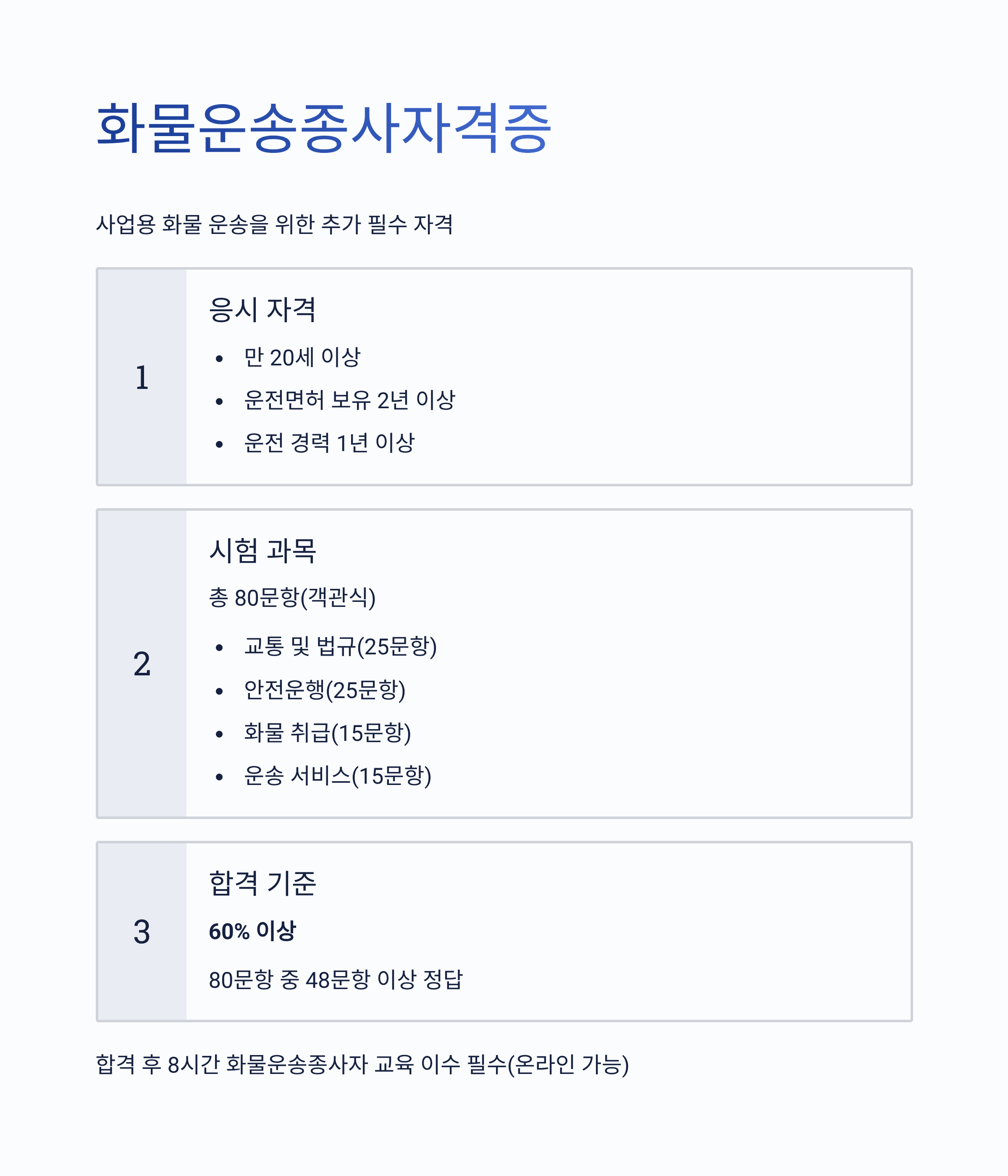 덤프 트럭 운전면허 2025 완벽 가이드 – 취득 자격부터 비용·수익까지 총정리
