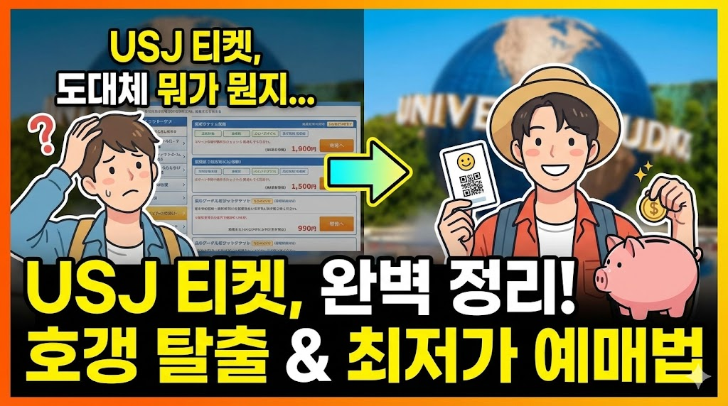 오사카 유니버셜 스튜디오 입장권 종류