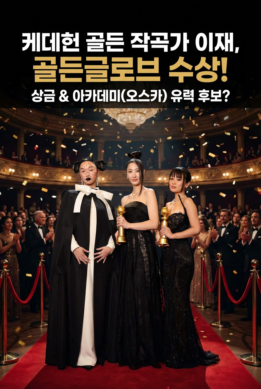 미국 골든글로브 시상식, 케데헌 골든 작곡가 이재 수상, 상금, 아카데미(오스카) 수상 가능성 및 전망