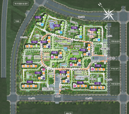 단지배치도