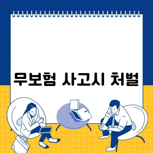 무보험 사고시 처벌