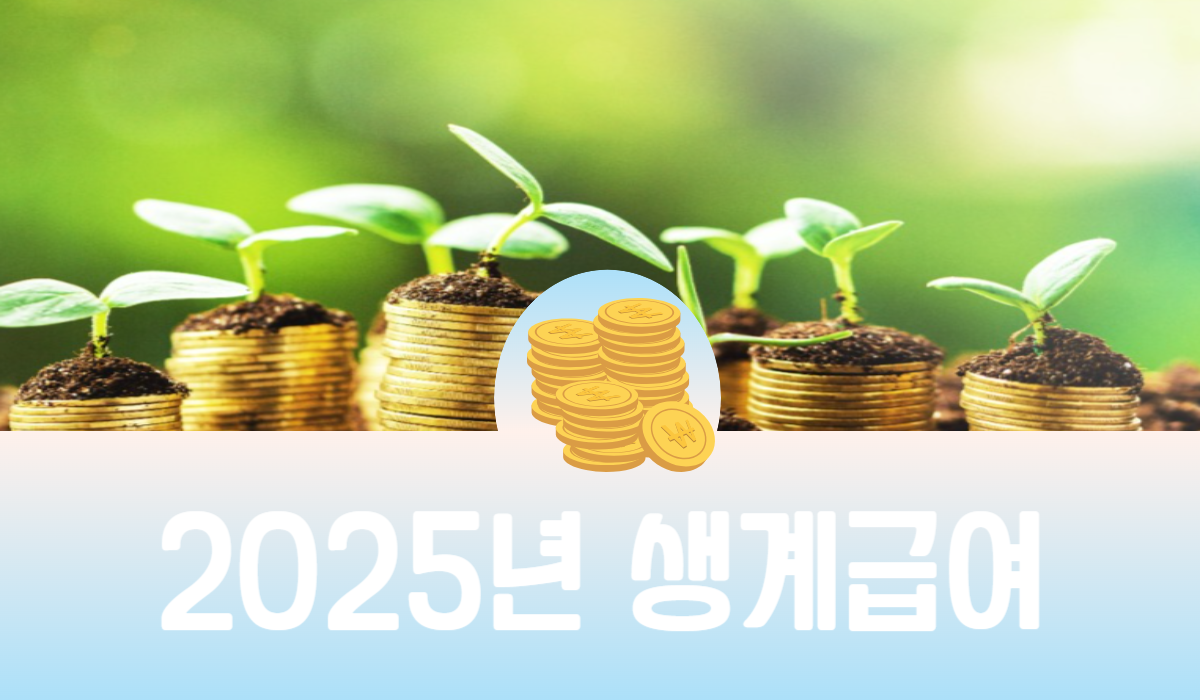 2025년 생계급여