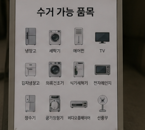 방문수거 가능 품목